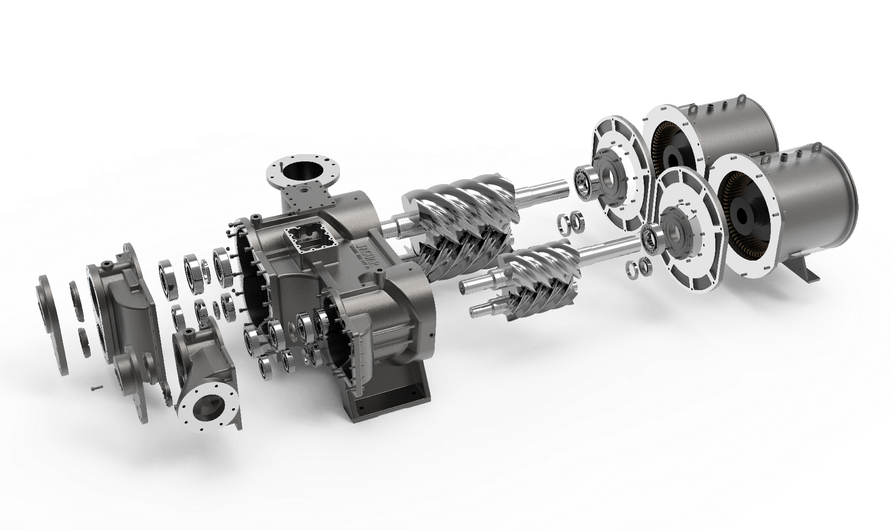 ZLS-Hi+ Low-Speed PM VSD Screw Compressor — Coaxial coupling