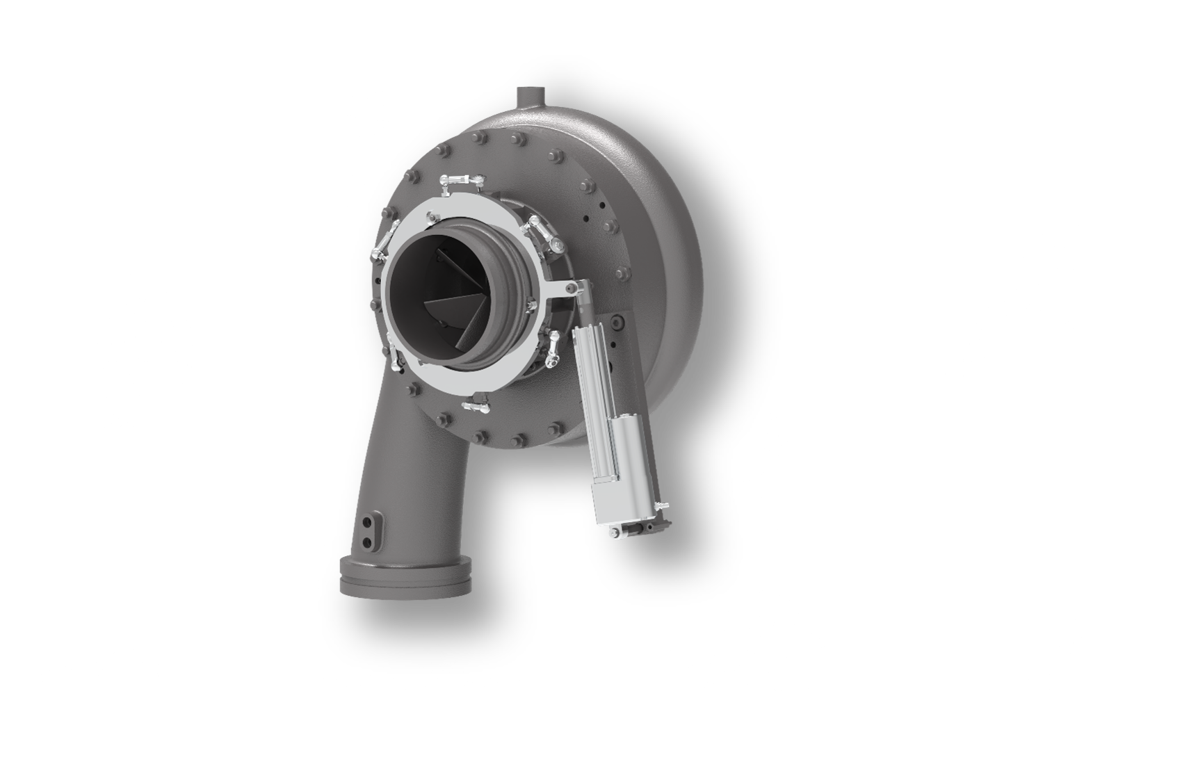 ZGT Oil-Free Centrifugal Air Compressor — Inlet guide vane