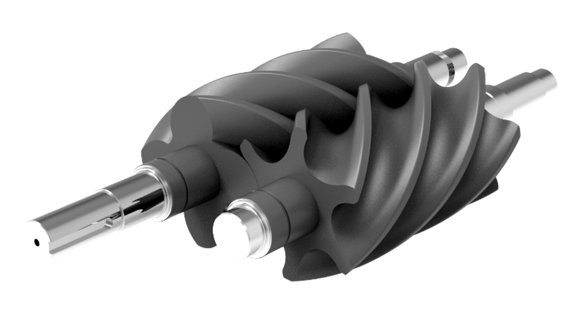 ZS Class 0 Dry Oil-Free Screw Air Compressor — Coated rotors