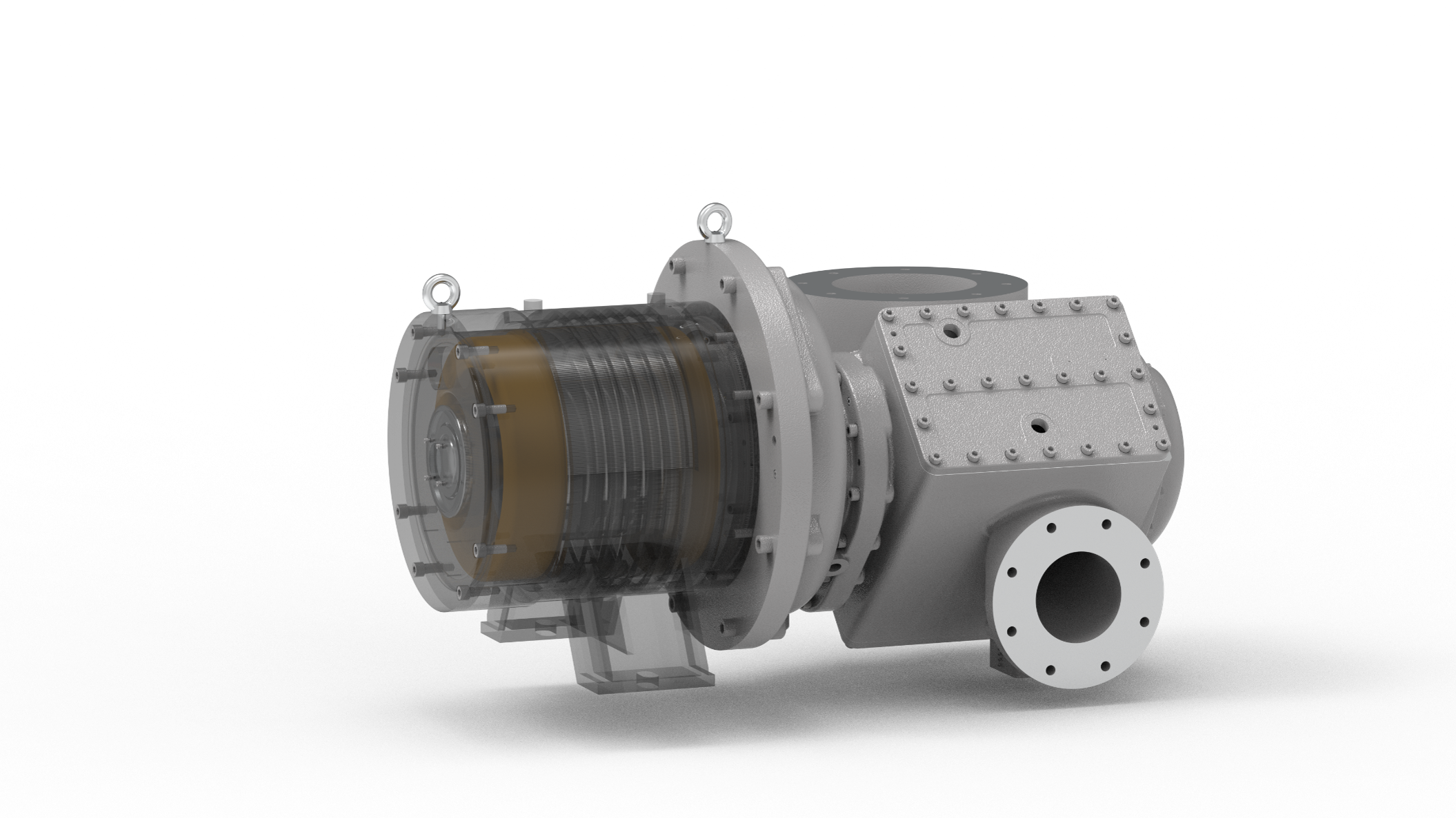 ZS Class 0 Dry Oil-Free Screw Air Compressor — Dry screw air end